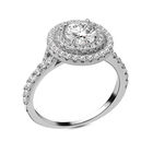 LUSTRO STELLA - Weißer Zirkonia Ring 925 Silber rhodiniert (Größe 16.00) ca. 2,01 ct