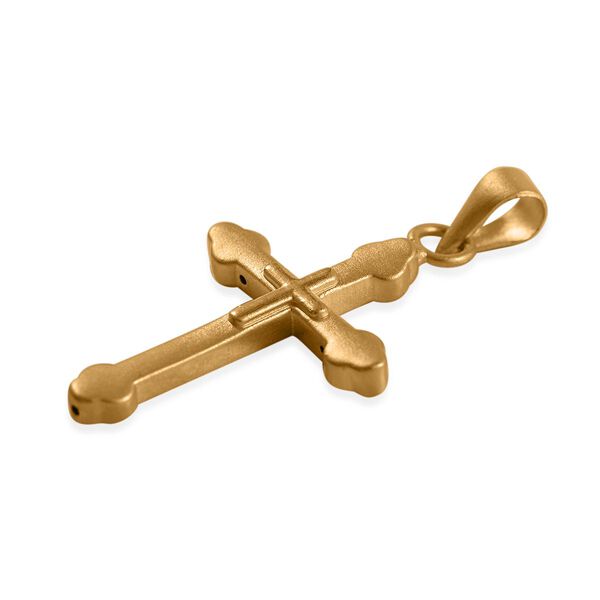 999 Fein Gold Kreuz Anhänger image number 2