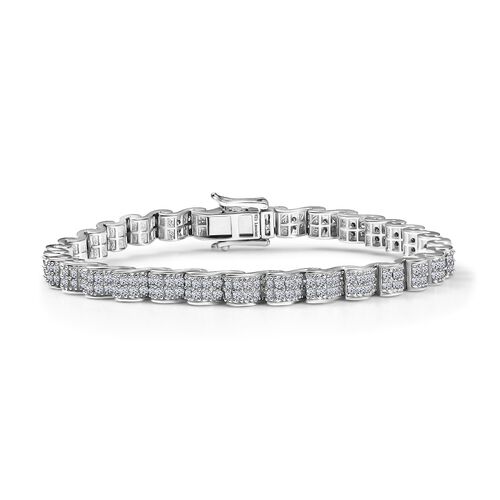 LUXURIANT DIAMOND - Lab Grown Diamant SI-GH Armband ca. 19 cm 925 Silber rhodiniert ca. 4,50 ct. image number 0