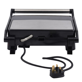 HOMESMART 180 Grad Grill mit Antihaftbeschichtung und Temperaturregelung, Schwarz