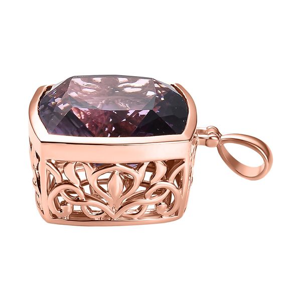 AA Rose de France Amethyst Anhänger - 27,98 ct. image number 4