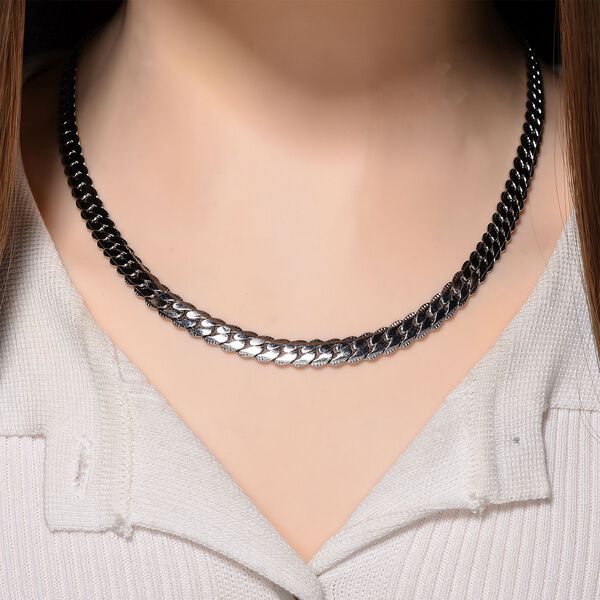 316L Edelstahl Halskette ca. 50 cm ca. 36,00g image number 3