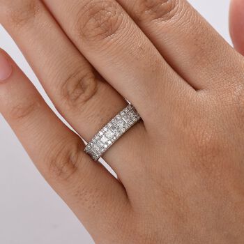 LUXURIANT DIAMOND - Lab Grown Diamant VS-GH SGL zertifiziert Ring 950 Platin (Gr&ouml;&szlig;e 17.00) ca. 1,00 ct