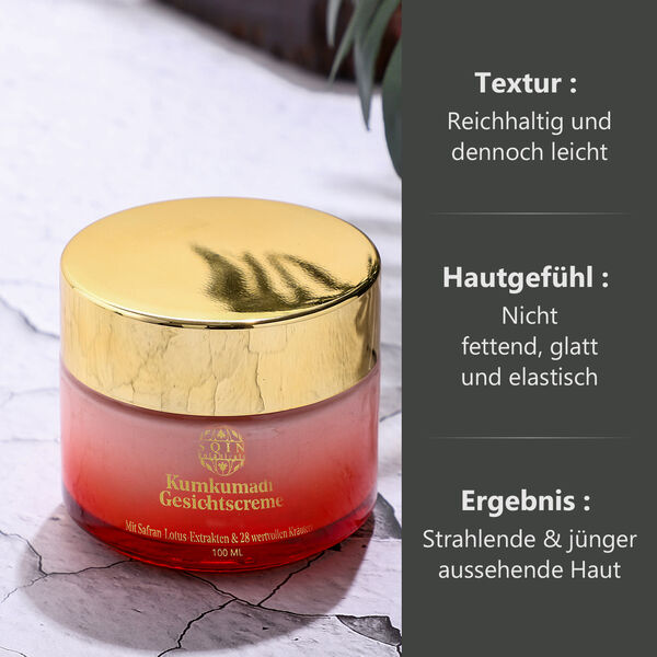 Kumkumadi Gesichtscreme, 100ml image number 5