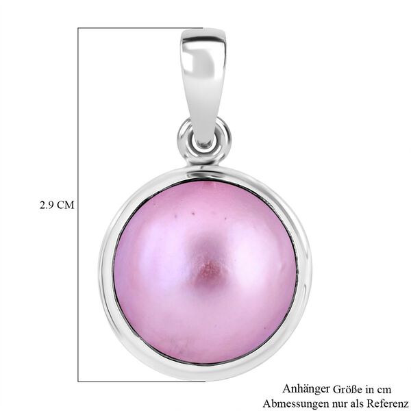 Royal Bali Kollektion- Rosa Mabe Perle Anhänger image number 6