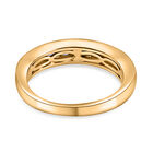 AA Tansanit Band Ring 925 Silber Gelbgold Vermeil image number 4