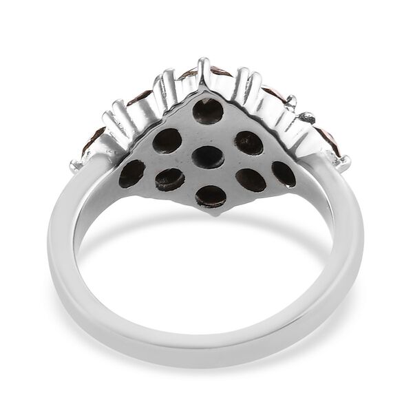 LUSTRO STELLA &Ouml;sterreichischer Amethyst Kristall Ring Edelstahl image number 5