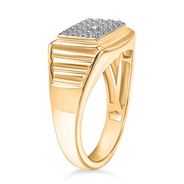 EVER TRUE Wei&szlig;er Diamant Ring Nickelfreies Messing (Gr&ouml;&szlig;e 20.00) ca. 0,00 ct image number 3