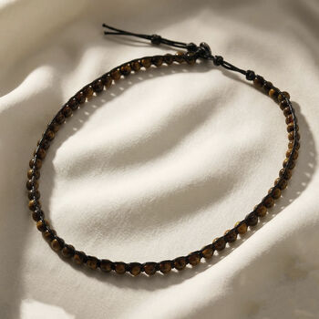 Flexible gelbe Tigerauge Halskette - 80 ct.