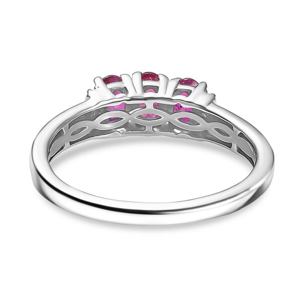 D&rsquo;Joy Afrikanischer Rubin und Zirkon Ring - 1 ct. image number 6