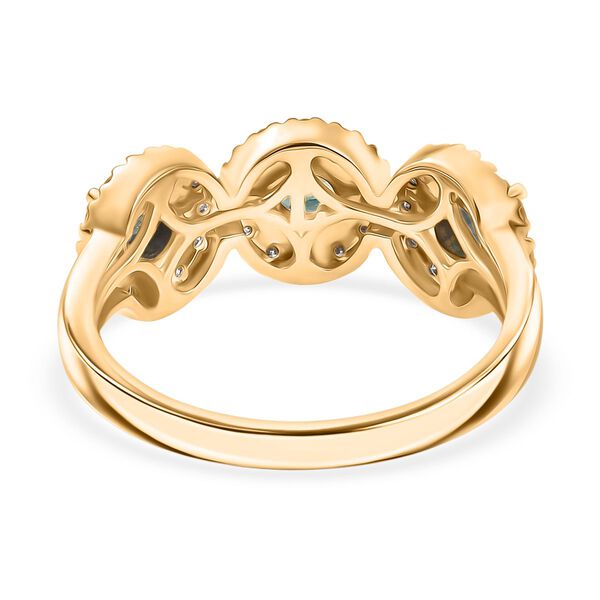 AAA Alexandrit, Lab Grown Diamant Ring 585 Gold (Gr&ouml;&szlig;e 18.00) ca. 1,20 ct image number 6