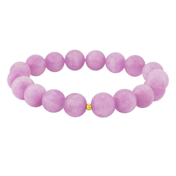 Kunzit Armband ca. 18 cm 925 Silber vergoldet ca. 235.00 ct image number 3