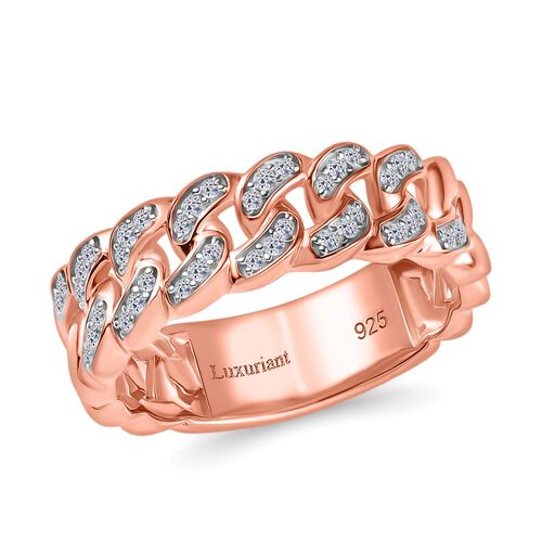 Lab Grown Diamant SI Ring 925 Silber (Größe 18.00) ca. 0,24 ct image number 3