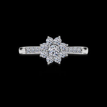 LUXURIANT SGL zertifizierter VS-GH Labor Diamant Ring - 0,75 ct.