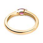 Afrikanischer Rubin, (Fissure gefüllt) Ring, 925 Silber vergoldet (Größe 17.00) ca. 0.65 ct image number 5