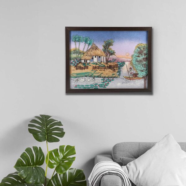 Handgefertigte Edelstein Malerei, Natur image number 3