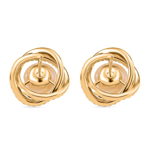 Wei&szlig;er Zirkonia und S&uuml;&szlig;wasserperle Ohrringe und Anh&auml;nger mit 50+5cm Kette image number 12