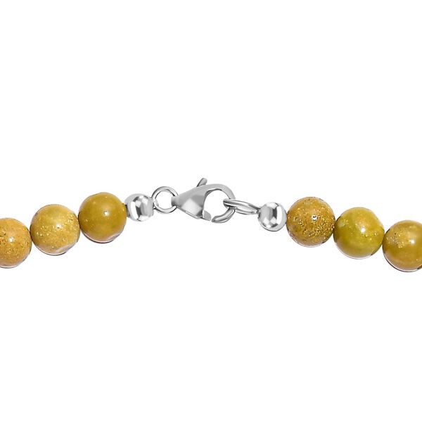 Nat&uuml;rliche, gr&uuml;ne Opal-Halskette, 50 cm - 181 ct. image number 5