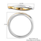 Diamant band Ring 925 Silber Platin-Überzug image number 6