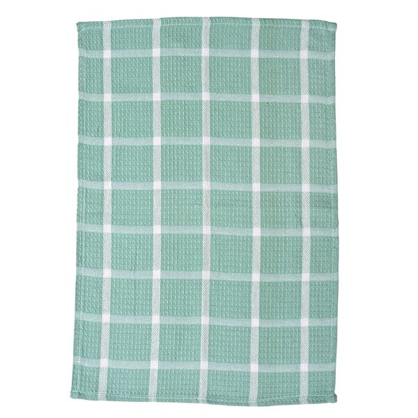 6er-Set gewebte Baumwoll-Küchentücher, 35x55 cm, Grün image number 6