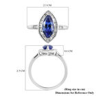 RHAPSODY AAAA Tansanit und Diamant VS E-F Ring 950 Platin  ca. 2,43 ct image number 5