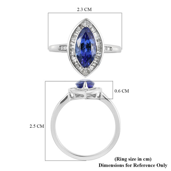 RHAPSODY AAAA Tansanit und VS EF Diamant-Ring - 2,43 ct. image number 5