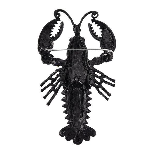 Mehrfarbige Kristall-Brosche, Hummer image number 5