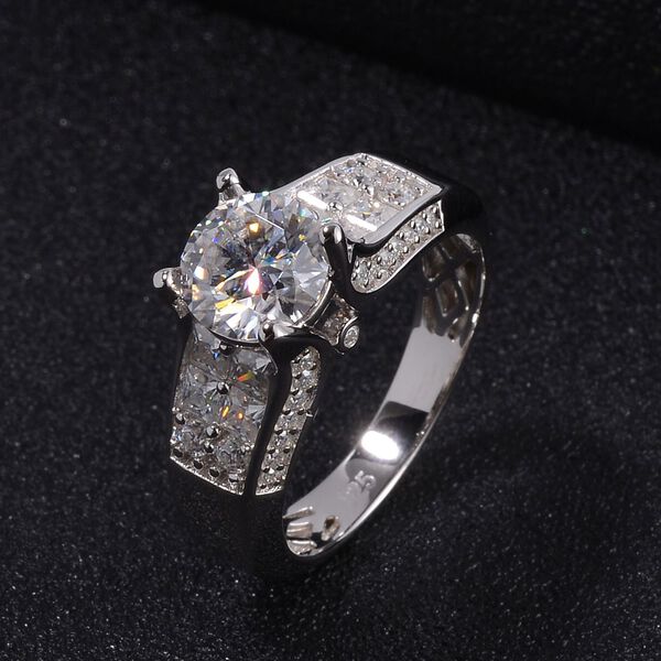 Moissanit Ring - 2,75 ct. image number 2