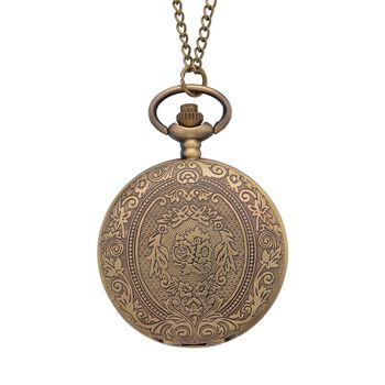 Strada - Taschenuhr, Japanisches Uhrwerk, bronzefarben