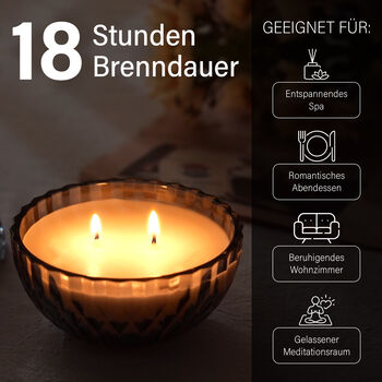 The 5th Season: Premium-Kollektion: Duftkerze im Glas, 20h Brenndauer, Lavendel-Vanille