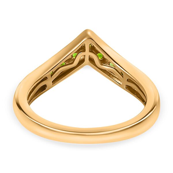 AA nat&uuml;rlicher Chromdiopsid-Ring - 0,43 ct. image number 6