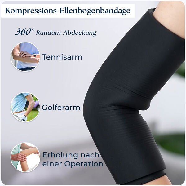 Wärme- und Kältetherapie  Kompressions-Ellenbogenbandage image number 2