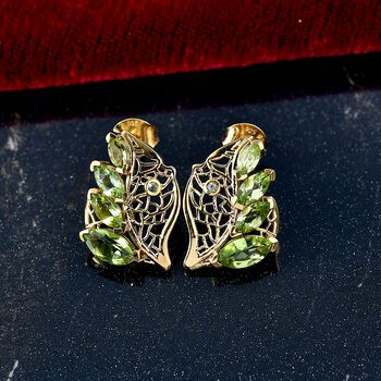 D&rsquo;Joy Peridot Ohrringe - 2,55 ct.