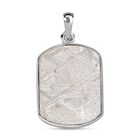 Meteorit Anhänger, 925 Silber platiniert, ca. 23.44 ct
