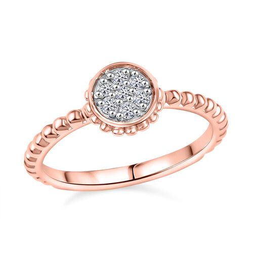 Lab Grown Diamant SI Ring 925 Silber (Größe 17.00) ca. 0,15 ct image number 3