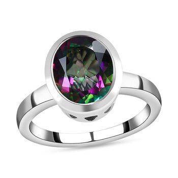 Nordlicht mystischer Topas-Ring - 3,94 ct.
