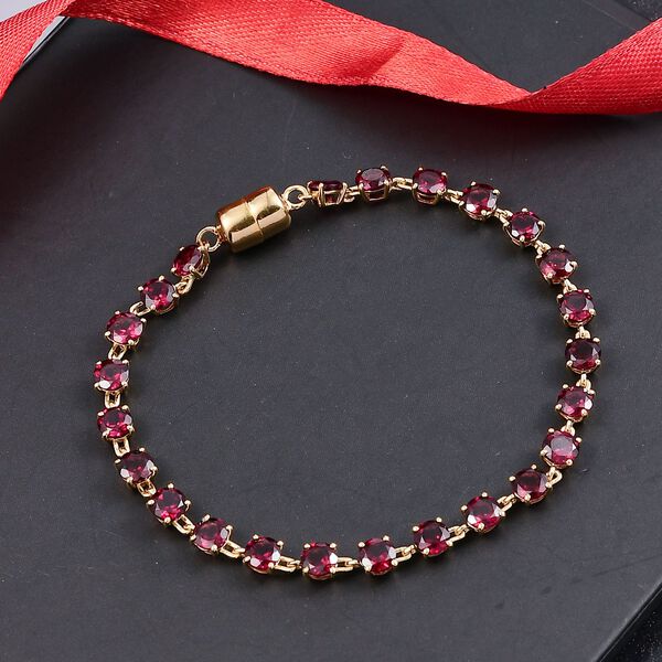 D'Joy AA Rhodolith Granat 20cm Armband - 14,16 ct. image number 1