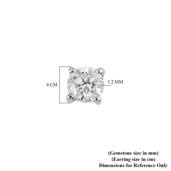 RHAPSODY Diamant-Ohrstecker, zertifiziert VS E-F, 950 Platin ca. 0,25 ct image number 4
