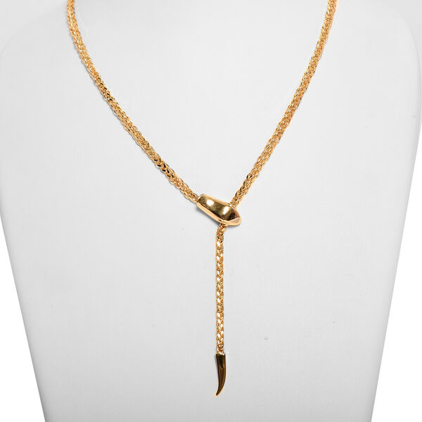 Designer Spiga Kette in 585 Gold, 50cm image number 2