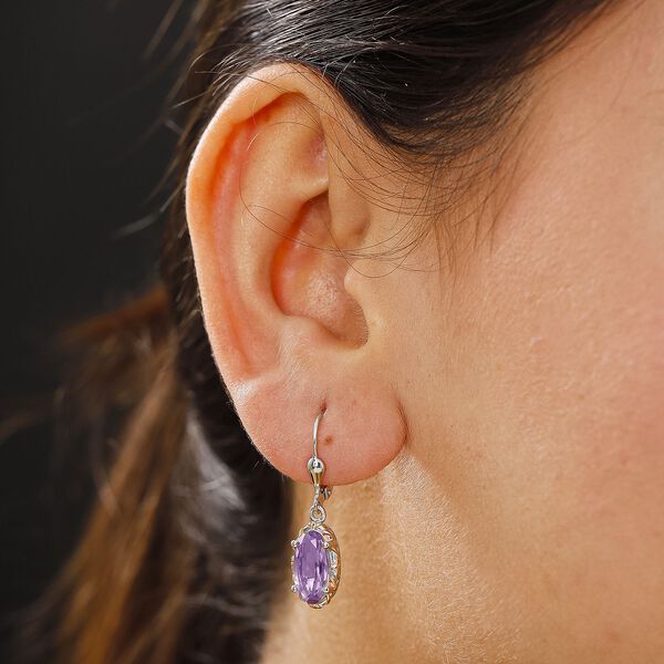 AA Rose De France Amethyst Ohrringe - 3,66 ct. image number 3