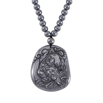 Terahertz Schmuckset, Tiger-Motiv - 295,70 ct.