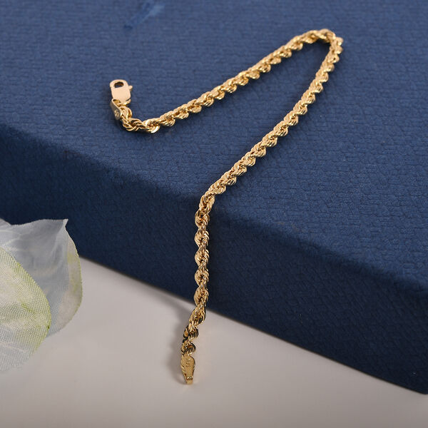 Seil Armband in 585 Gelbgold, 19cm image number 10