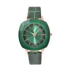 Strada - Elegante Damen-Uhr, PU-Leder Armband, wasserdicht, japanisches Uhrwerk, Grün