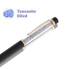 Premium Kollektion - Echter Tansanit-Kugelschreiber mit extra Mine image number 5