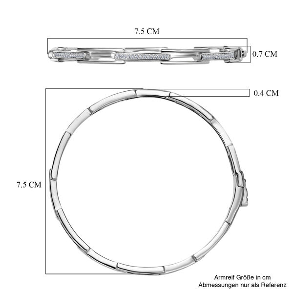LUXURIANT SI-GH Labor Diamant Armreif, 19cm - 0,25 ct. image number 6