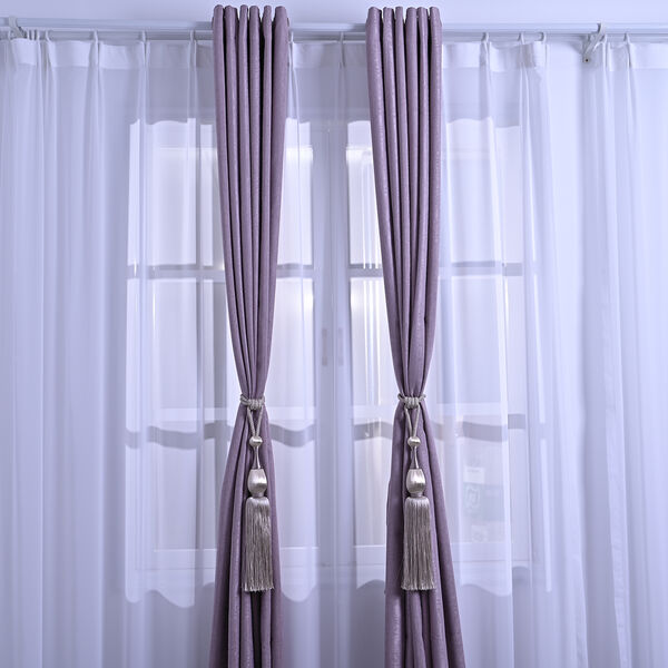 2er-Set Vorhang Raffhalter Quasten, L&auml;nge 46 cm, Golden image number 2