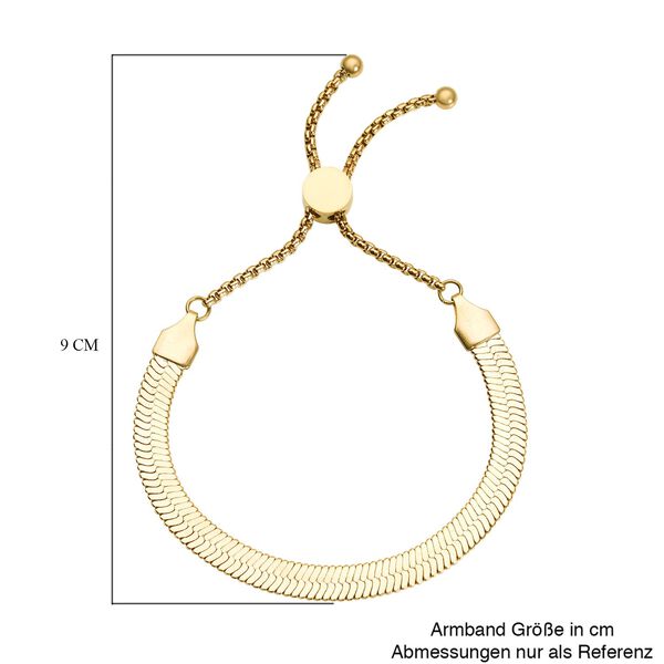 Seidige Fischgr&auml;ten-Gliederarmband, 18cm image number 5