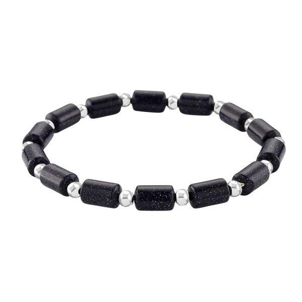 Blauer Sandstein, Erstellt weißes Katzenaugen Schmuckset ca. 175.00 ct image number 10