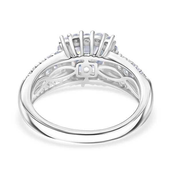 D’joy Moissanit Ring 925 Silber rhodiniert (Größe 21.00) ca. 2,51 ct image number 5