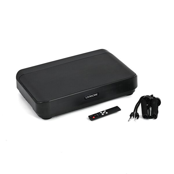 LIVMORE Vibrationsplatte Trainingsger&auml;t mit Fernbedienung, LED Display, Schwarz image number 7